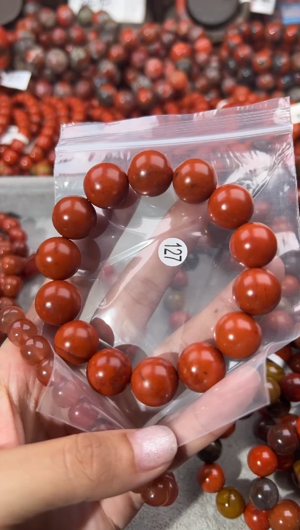 南红玛瑙手串未镶嵌紫**云15