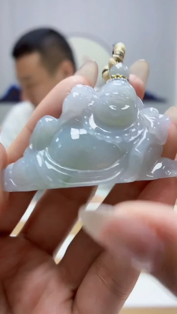 未镶嵌定制翡翠4898MM-毛货挂件36