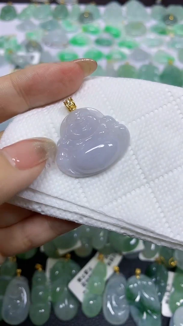 颈饰未镶嵌翡翠天然翡翠A货