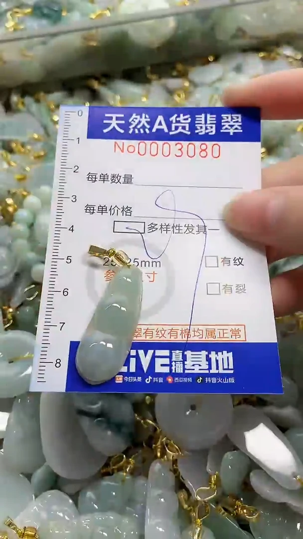 颈饰未镶嵌翡翠天然A货翡翠