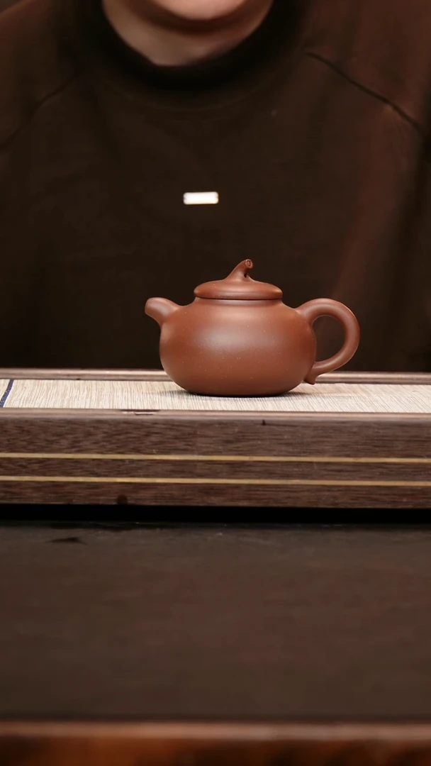 茶壶紫砂中槽清 茄瓜