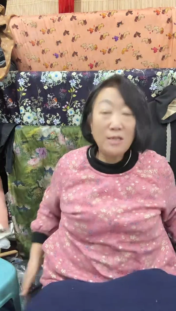 处理绗棉布头一块      061号