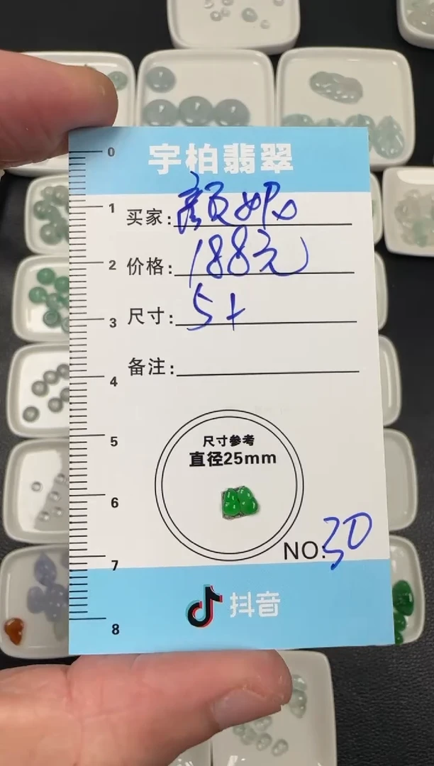 未镶嵌定制翡翠颜* 天然A货翡翠+葫芦030