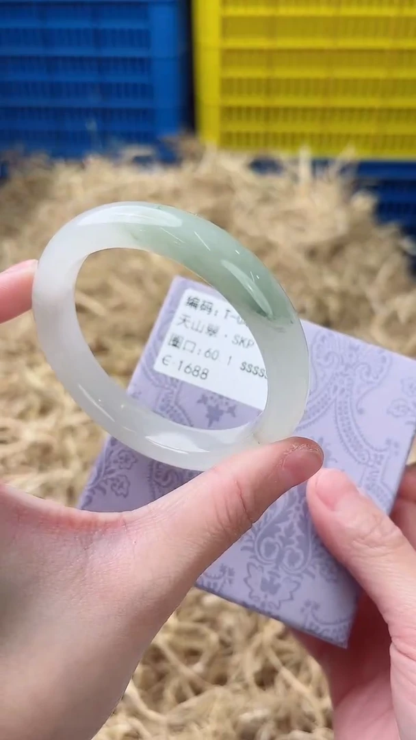 未镶嵌手镯石英质玉T-0423