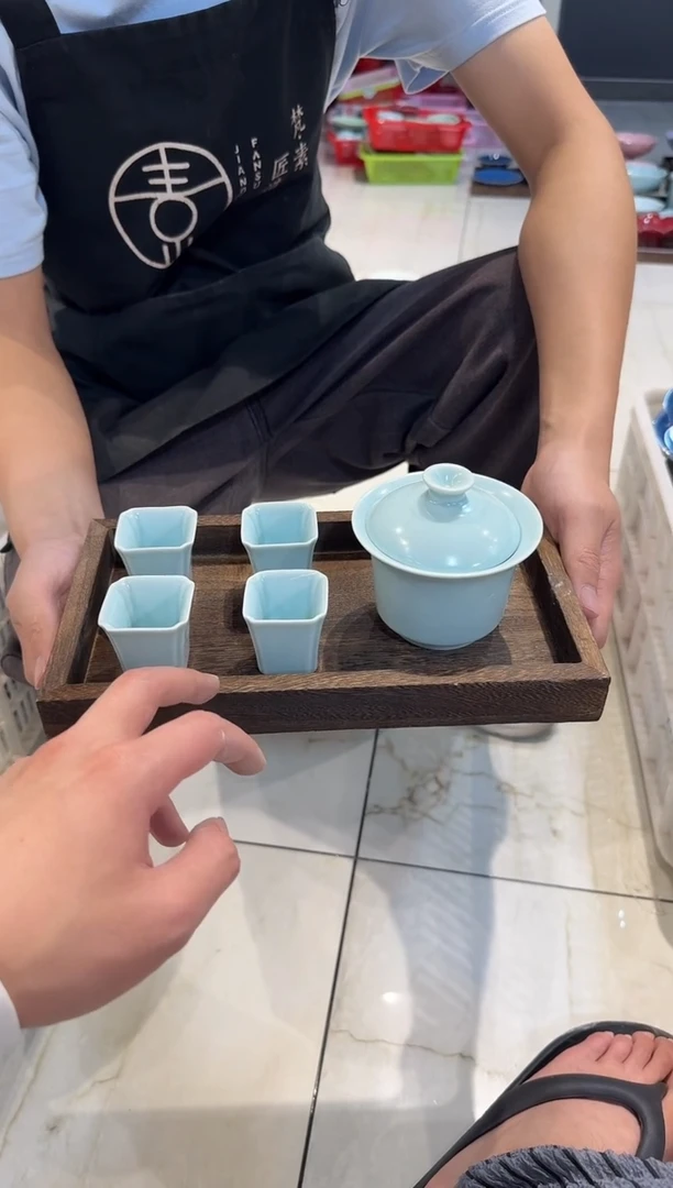 瓷片微瑕商品，介意勿拍-托盘