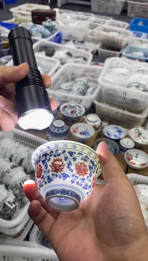 摆件陶景德陶瓷茶具小的容量约80