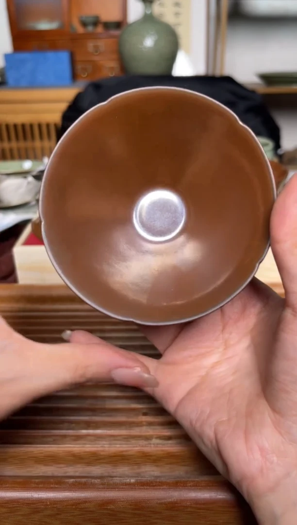 【闪购商品】其他纯手工紫金釉斗笠盏