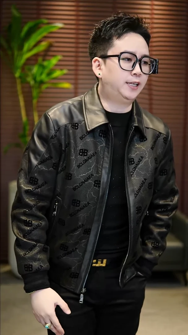 58码（190-210斤）拼皮夹棉夹克8105