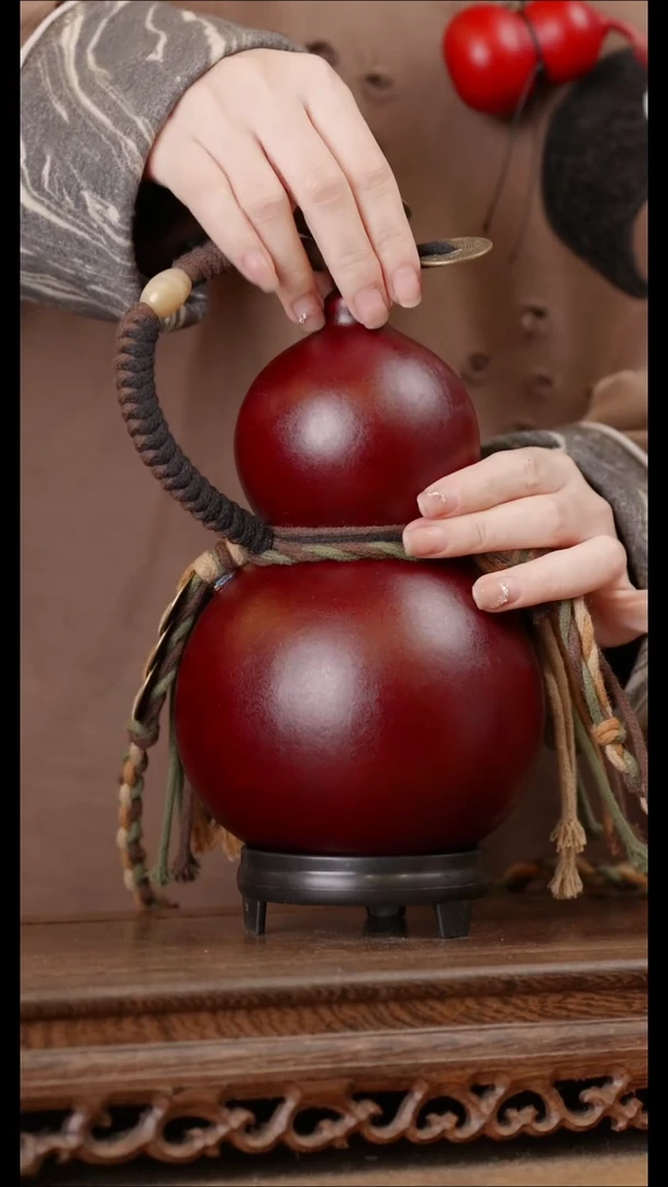 169号精品天然大漆酒葫芦一物一拍~