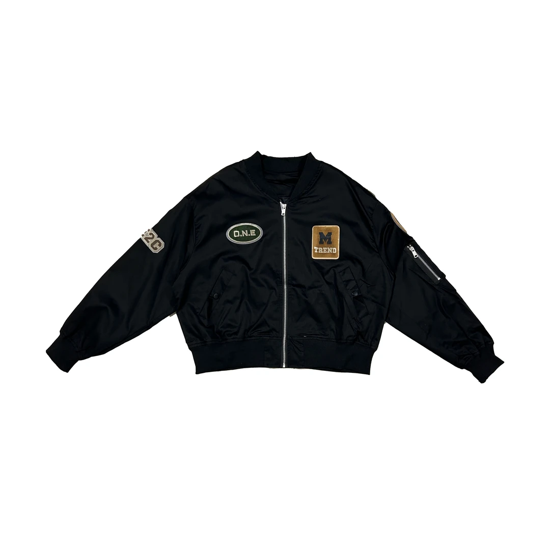 2024年夏季新款做旧机车风夹克长袖外套4784