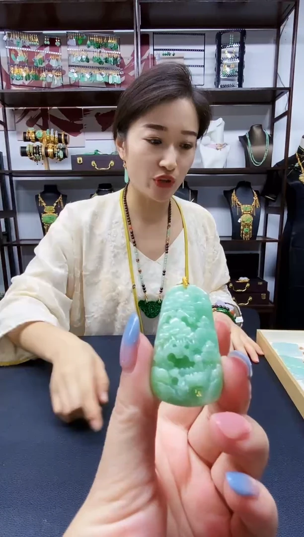 颈饰未镶嵌翡翠翡翠吊坠