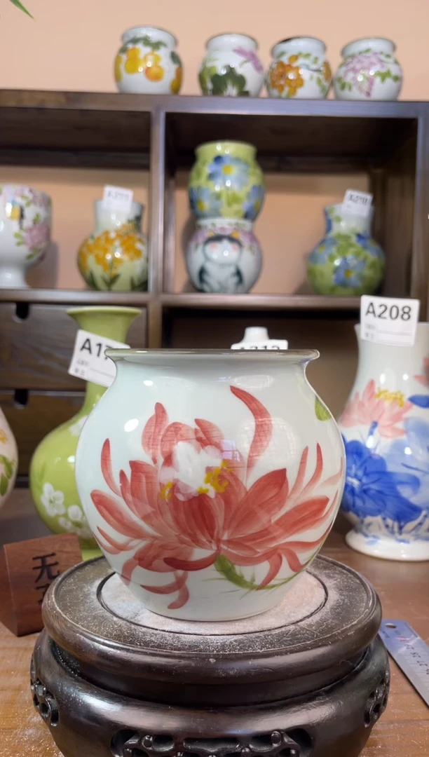瓶瓶景德镇手绘陶瓷花瓶 源头工厂