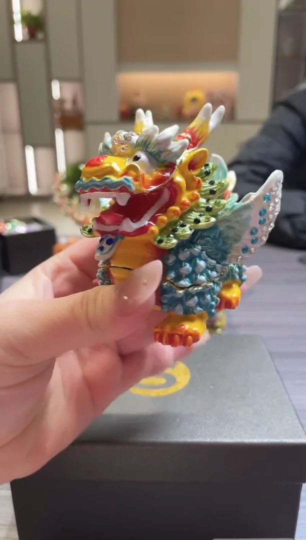 七宝烧珐琅彩首饰盒