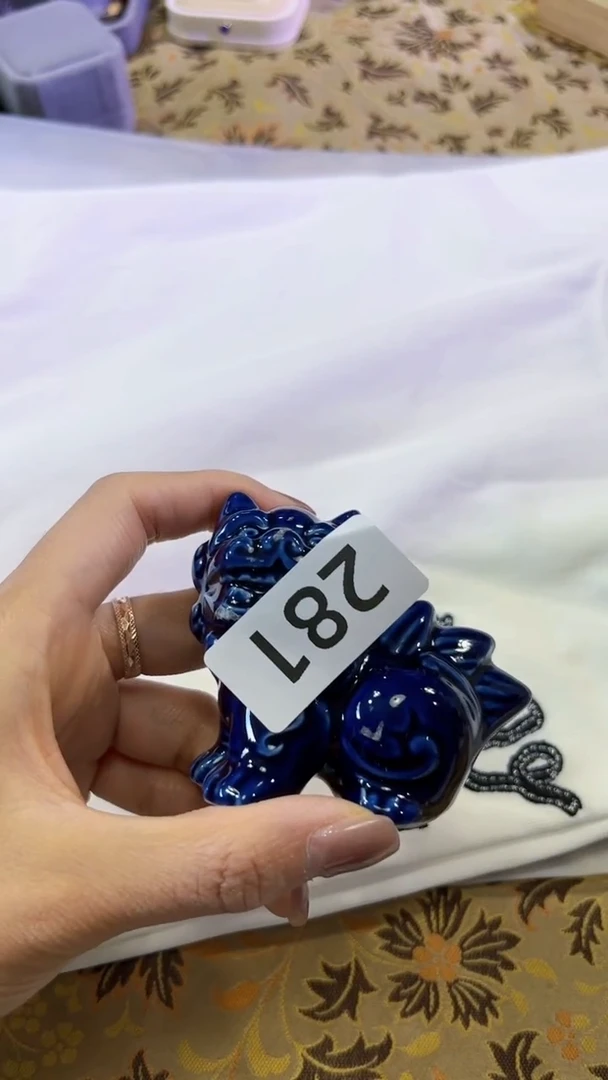 瓷片陶茶666文玩周边多人 小刺绣m