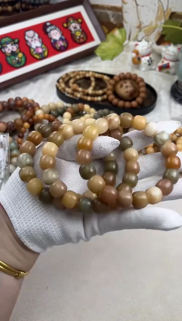 手串菩提根/象牙果x254 卡13 干磨莫奈微瑕