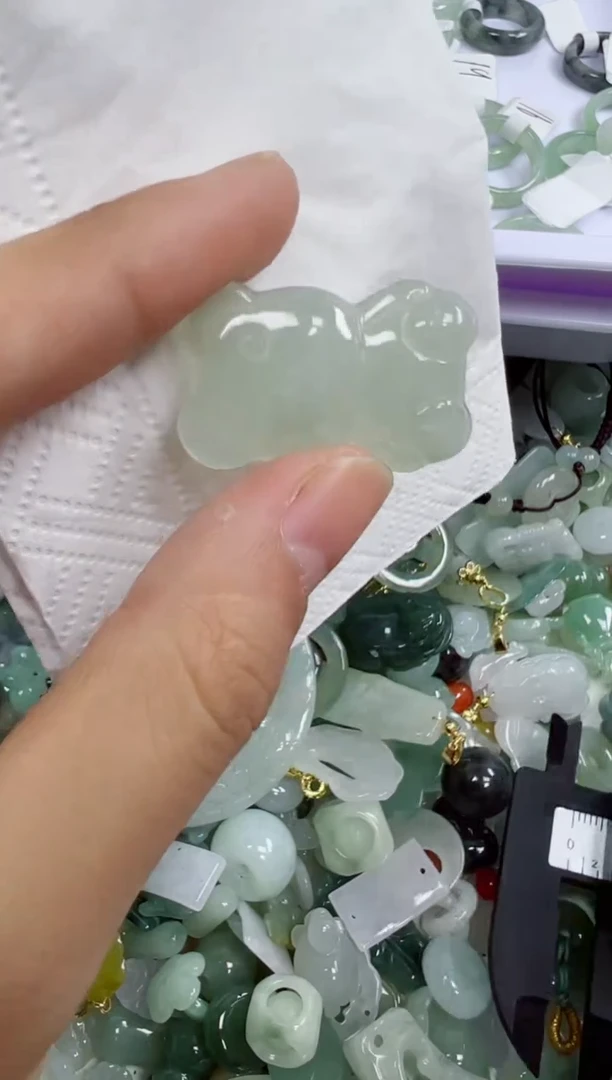 散珠翡翠564号链接，A货翡翠