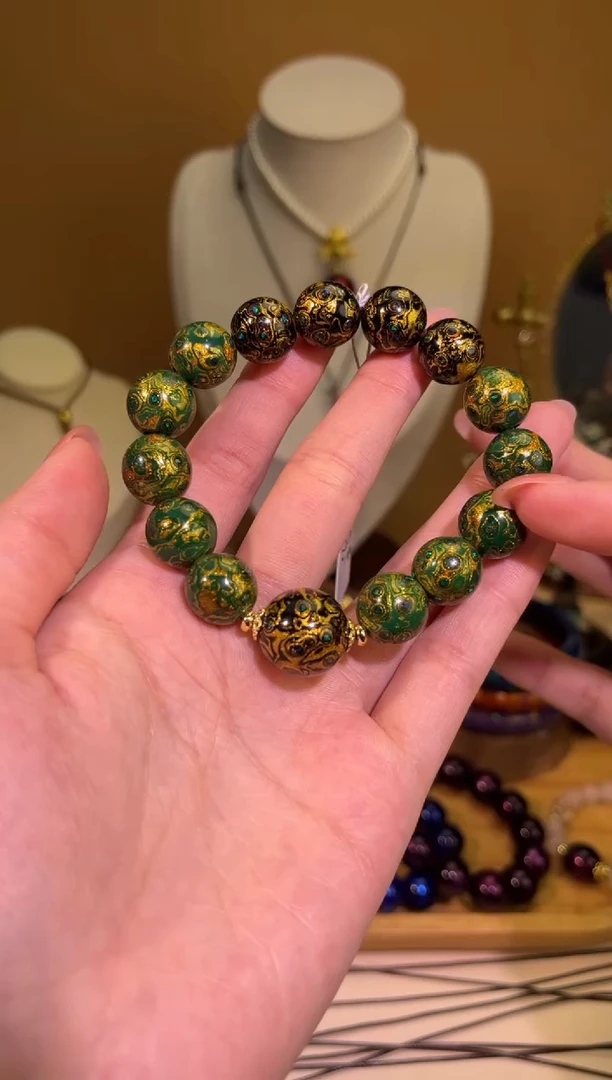 榕城大漆变彩手串