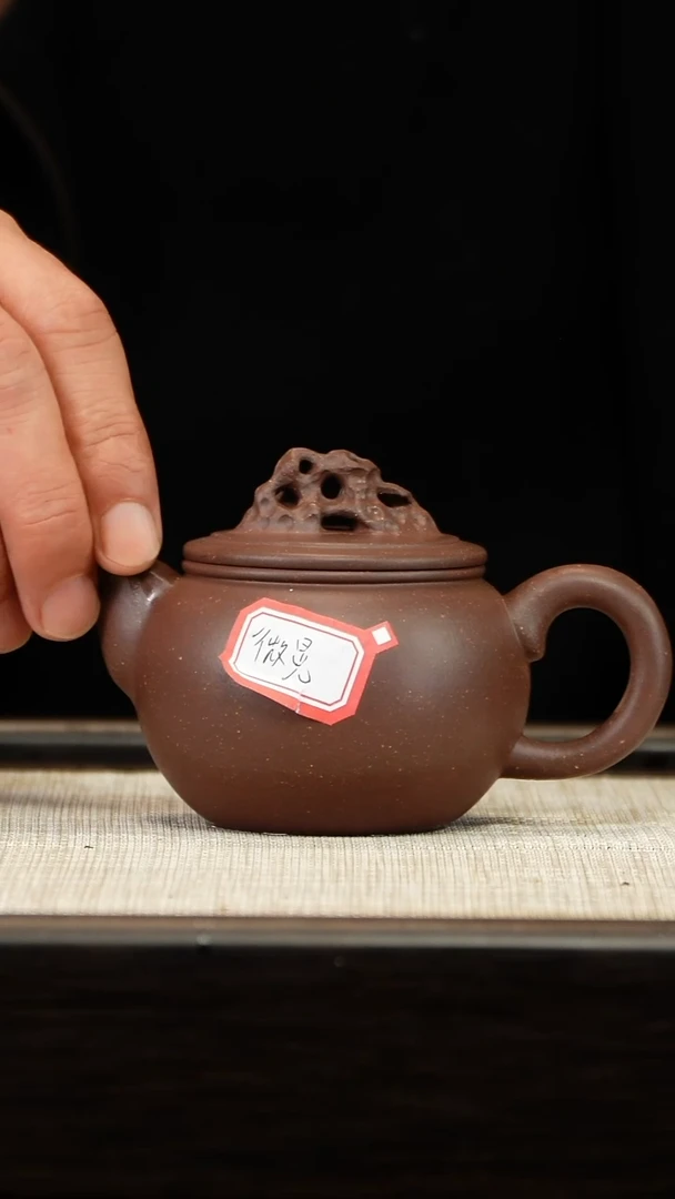 茶壶紫砂微瑕云石