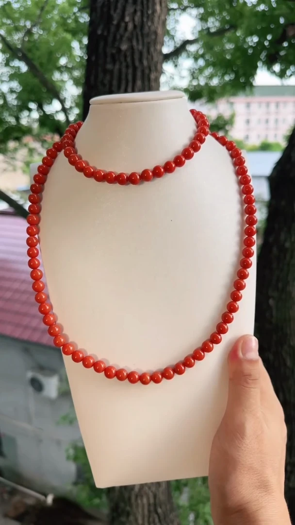 未镶嵌多样性发一件南红玛瑙【云端】8.8mm保山圆珠多圈