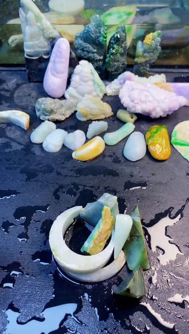 未镶嵌挂件翡翠天然翡翠057