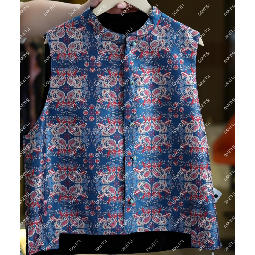 梨落《非遗美学》1721新中式国风时尚马甲