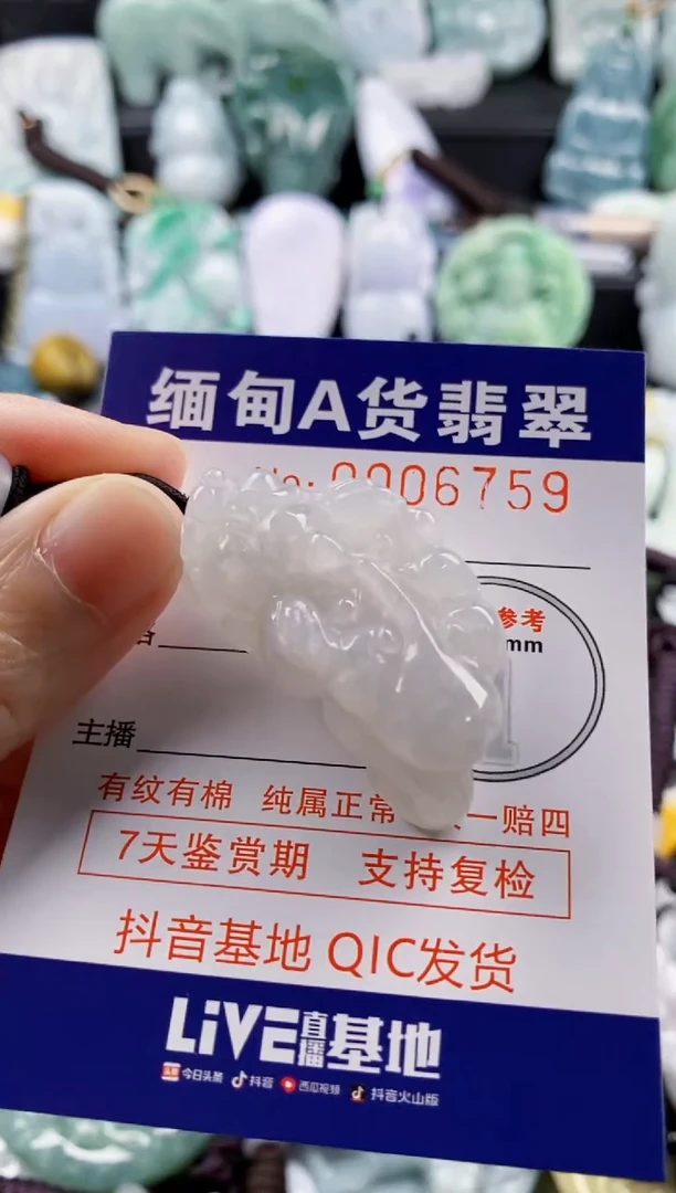【闪购商品】翡翠吊坠(不含链)未镶嵌1