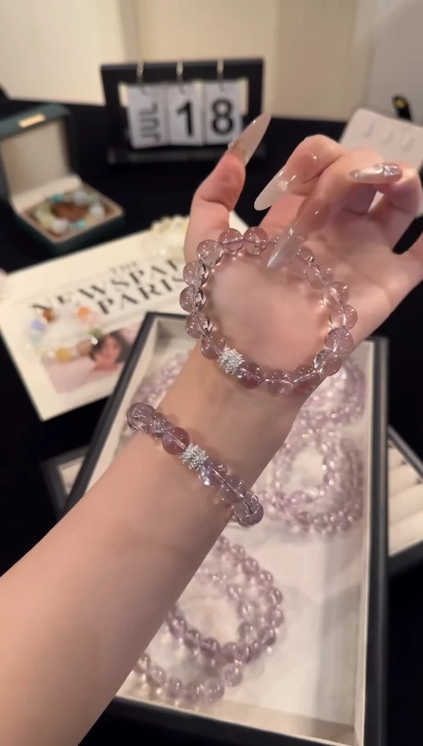水晶手链合金紫水晶x2078