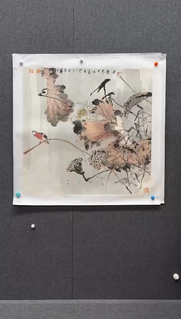 国画炳山艺术--付建老师作品