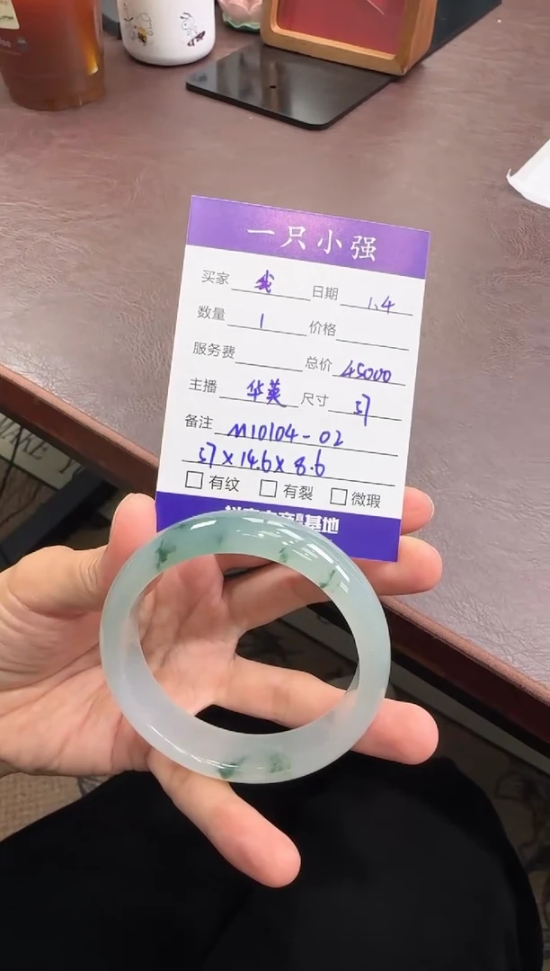 未镶嵌手镯翡翠我**然M10104-02