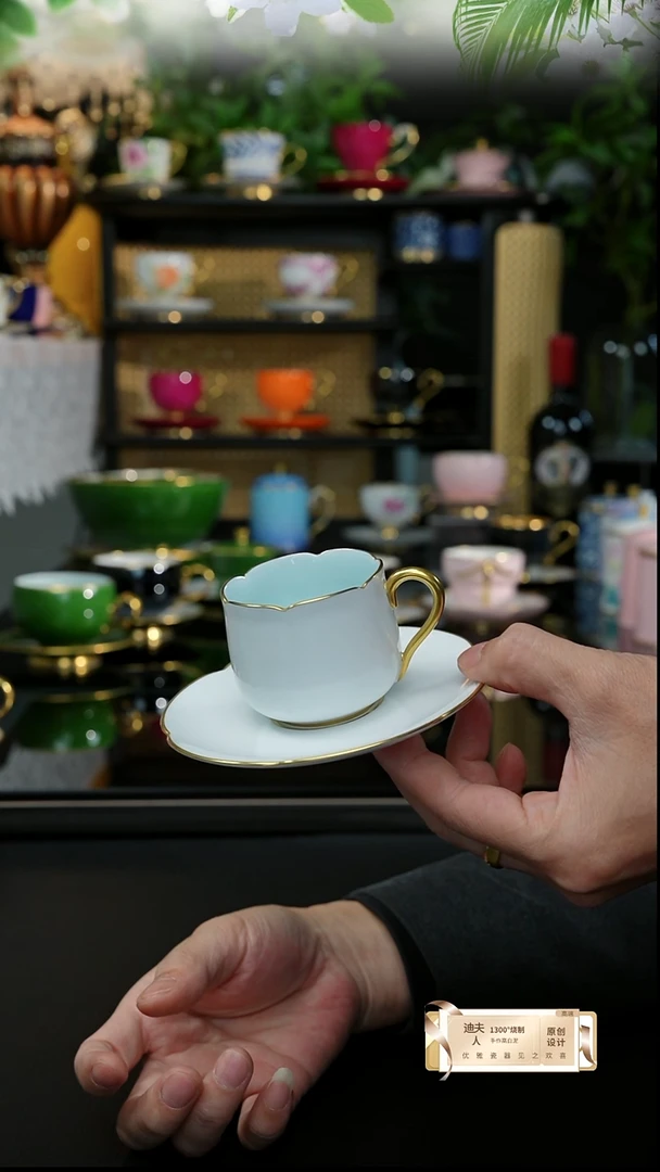 手工高级白浓缩咖啡杯，，，，，，，，，，