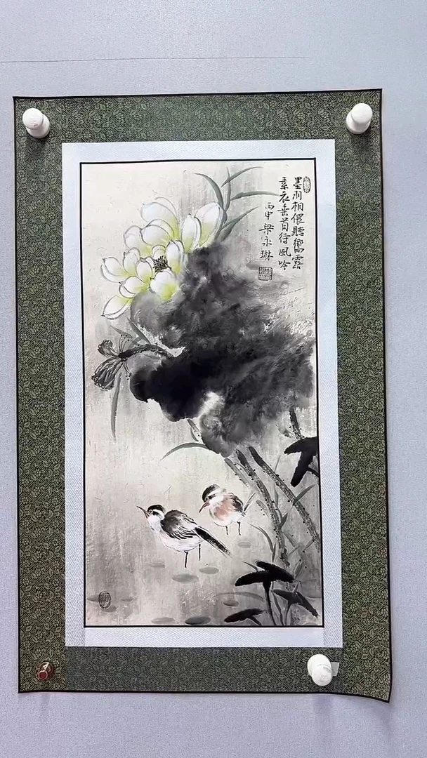 国画梁永琳-2平尺-国画作品