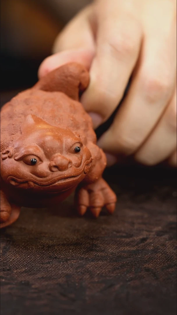 紫砂茶宠紫砂金蟾