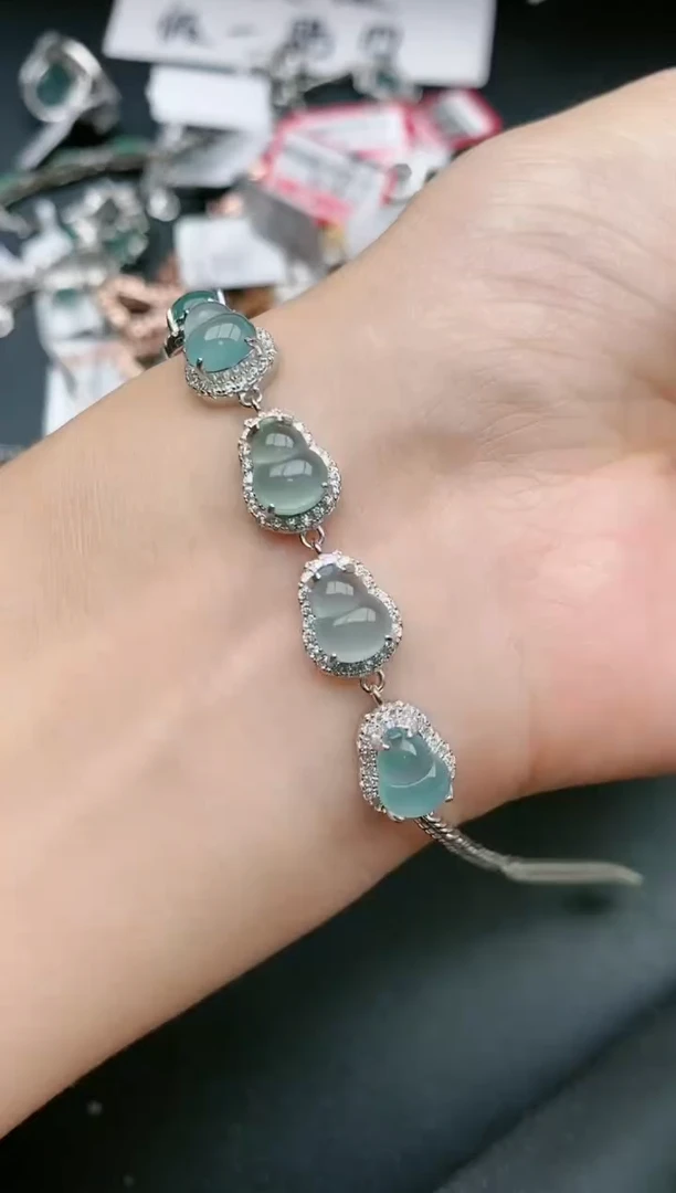 翡翠戒指银S925镶嵌11111