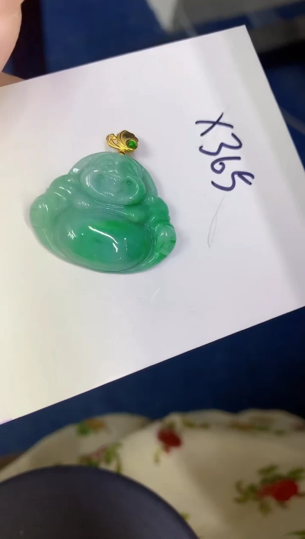 颈饰未镶嵌翡翠缅甸天然翡翠a货