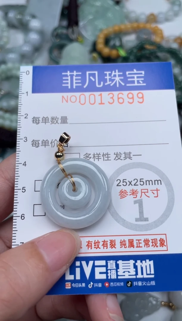 颈饰未镶嵌翡翠13699