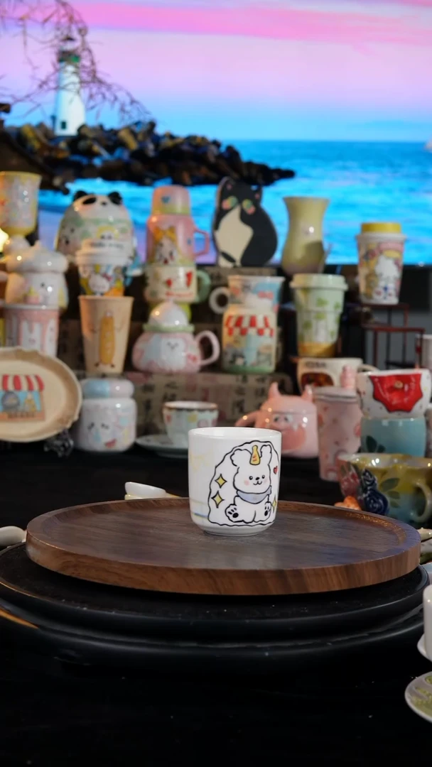 陶瓷便携款手工手绘景德镇陶瓷