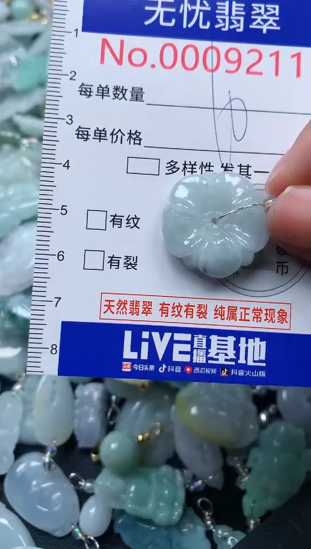 颈饰未镶嵌翡翠9211