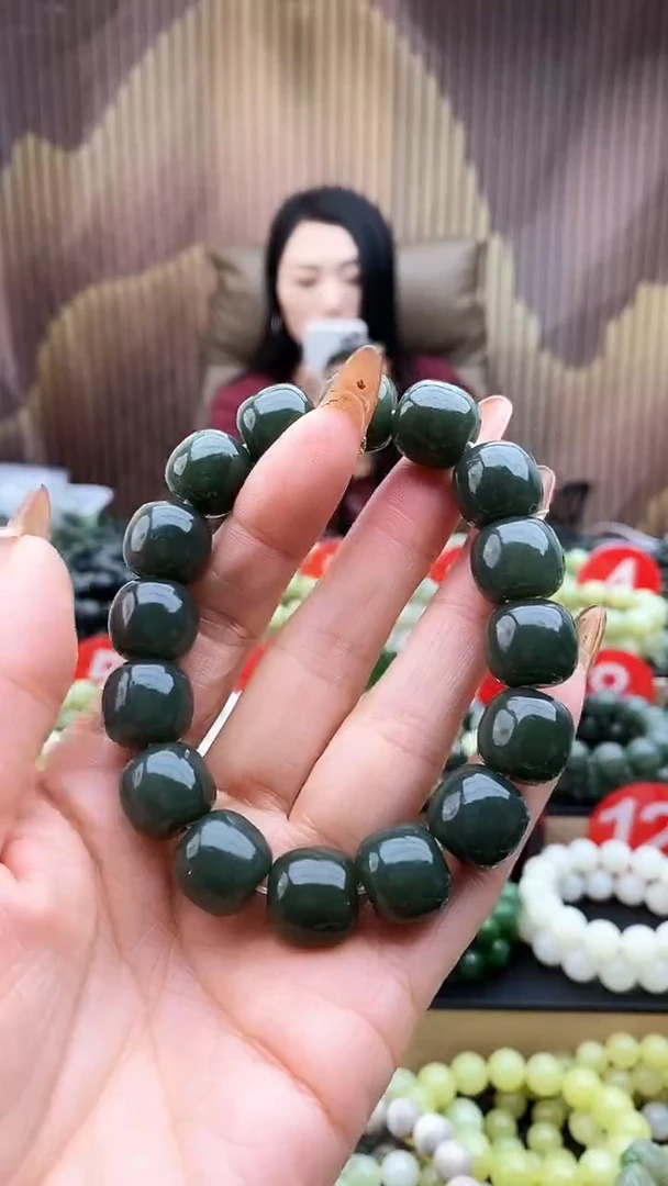 未镶嵌手串和田玉老型且末蓝14