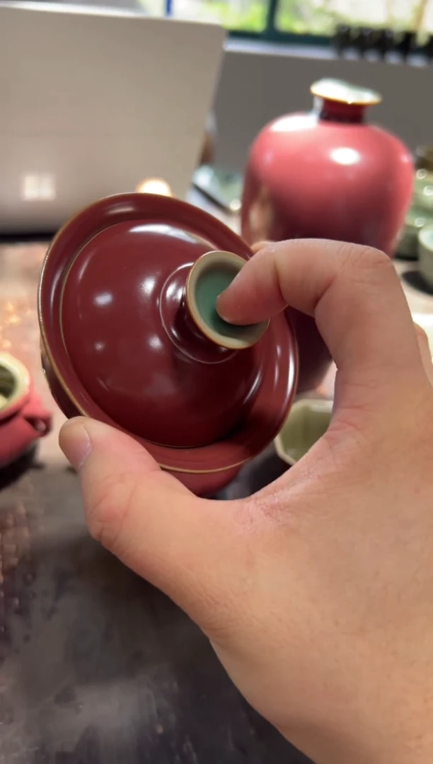 （预售）陈慧芳柴烧晓色云开二才碗