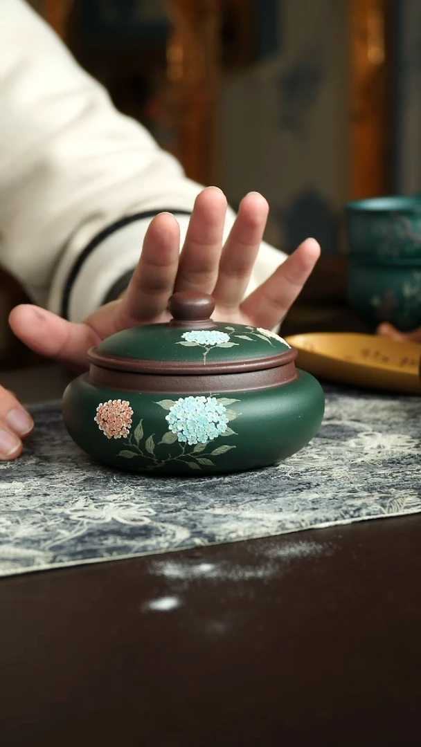 茶杯紫砂55号 茶叶罐 福利炸漏宜兴紫砂原矿作品