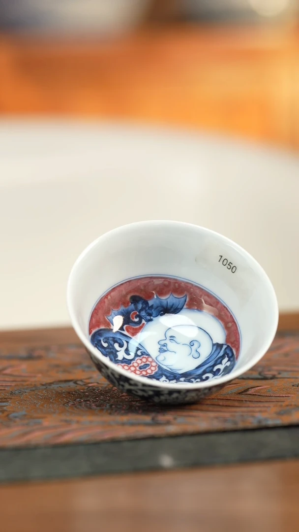 【闪购商品】阳春白雪佛在眼前直口杯