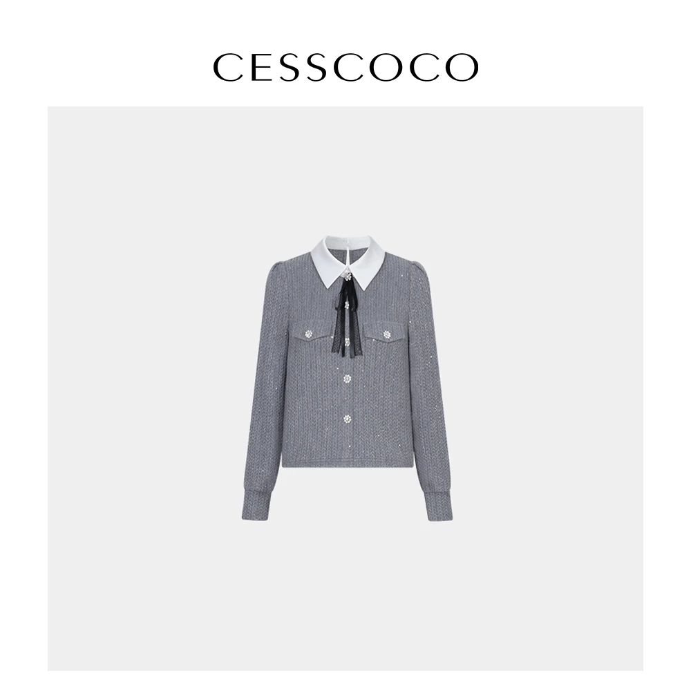 【许半夏推荐】【CESSCOCO】针织上衣 SA2D311350