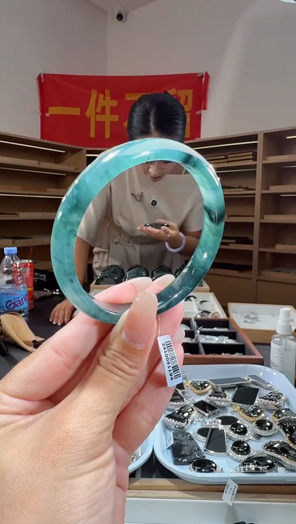 未镶嵌手镯翡翠60.4圈