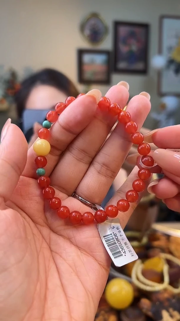 未镶嵌手串南红玛瑙成品