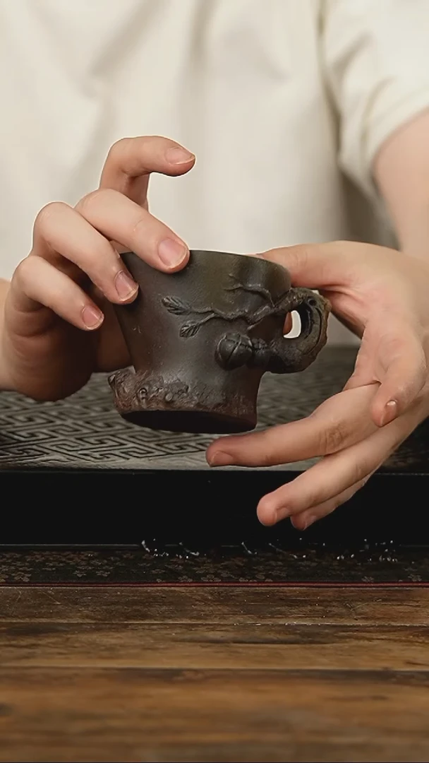 茶杯紫砂13号紫砂柴烧