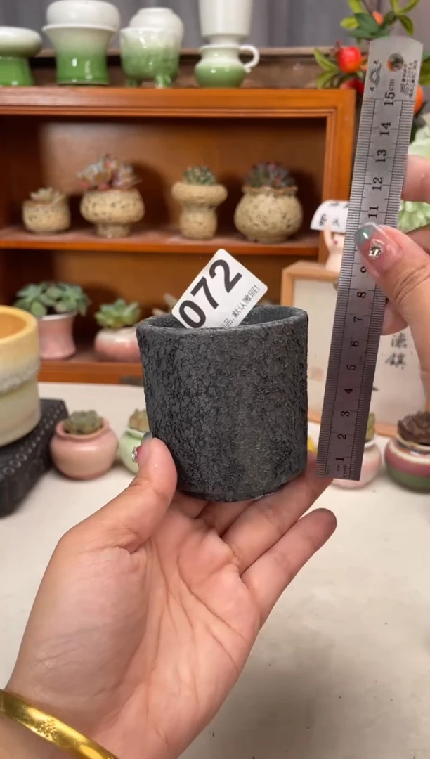 瓷片072知木小芳花盆直播编号