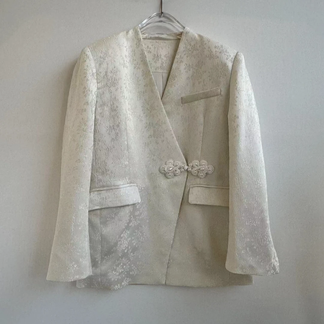 i-EAST 意法浪漫~国风西装外套 WT41586