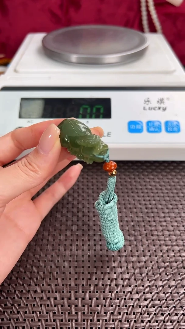 颈饰未镶嵌和田玉招财貔貅