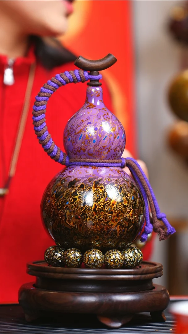 【闪购商品】JO227过年首选中国非遗大漆酒葫芦
