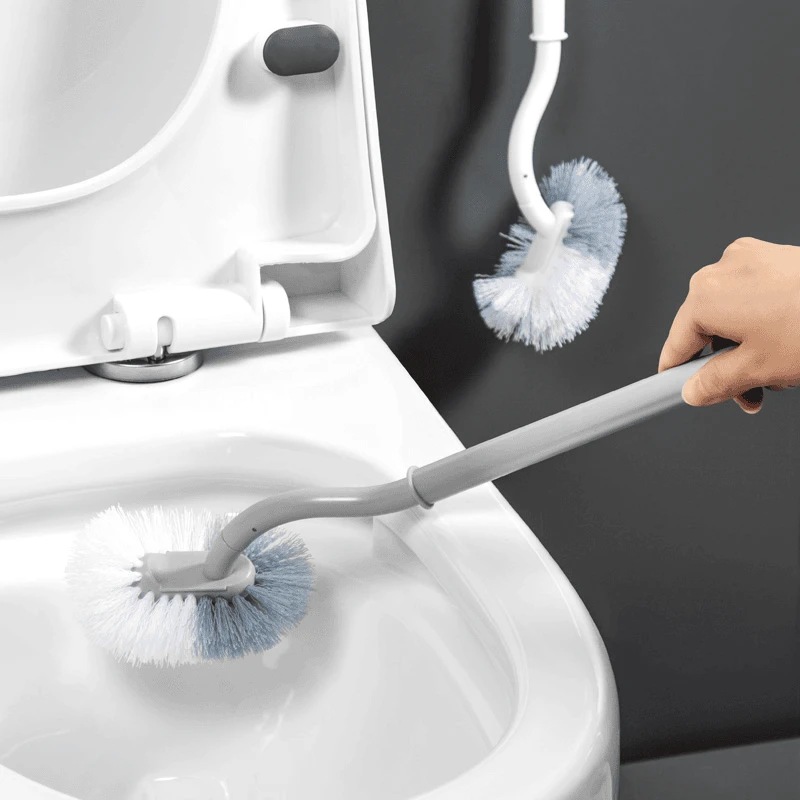 【到手2把】卫生间马桶刷挂墙式无死角免打孔360度多功能日式长柄